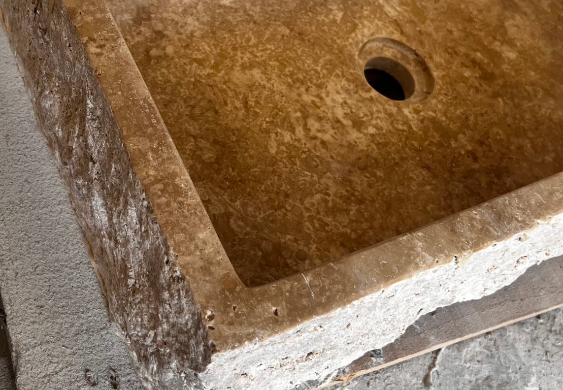 Surface finish options for custom stone products